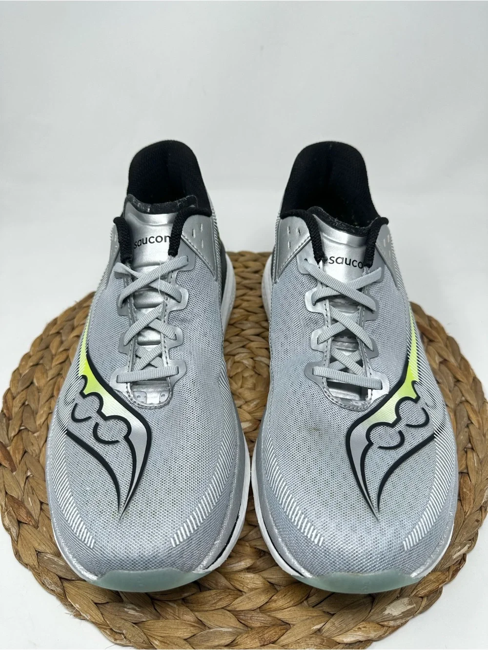 SAUCONY Endorphin Azura Running Shoes Silver Black Size 12.5 Men's